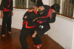 Maestro Nechi Azcúa junto a Martin Azcua(Técnica de Pugilato)