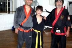 Fabian y NIco  PANCZYSZYN junto a Nechi Azcúa